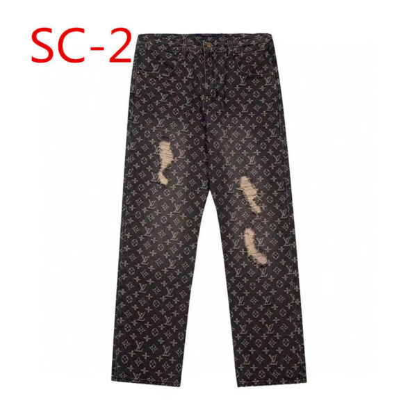 Z4512-49.99$-LV casual jeans for men and women - Image 2