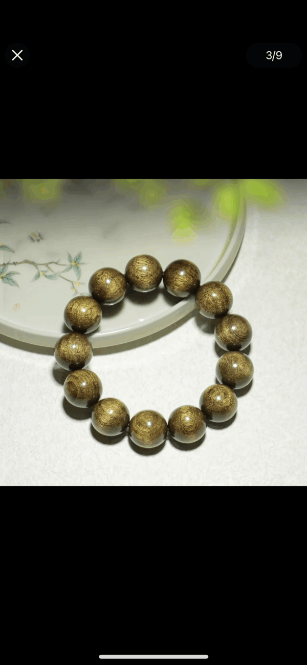 Golden Nanmu Wood Beads 33.99$ code dou- 7551-R - Image 11